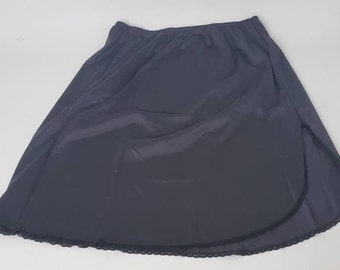 Vassarette Navy Half Slip Women's Vassarette 12674 Comfortably