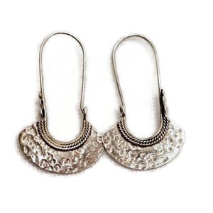 Sterling Silver Earrings Dangle Vintage Earrings Wire Mexican Mexico Earrings For Women
