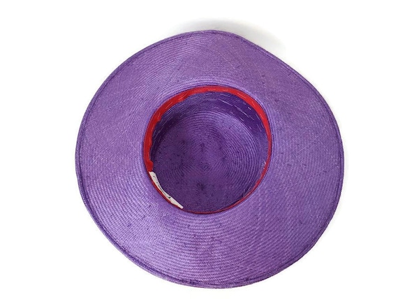 Vintage Designer Jacqueline Ferrar Sun Hat Wide B… - image 7