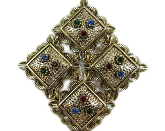Broche Ancienne Camée En Or 18K Début 1900 - Authentique Et En Excellent état