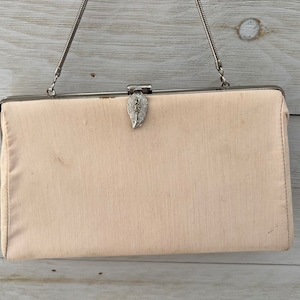 1960er Jahre Abendtasche Clutch Geldbörse Pfirsich Pink Clutch Handtasche Clutches für Frauen Mädchen, Clutches für Hochzeit oder Teepartys