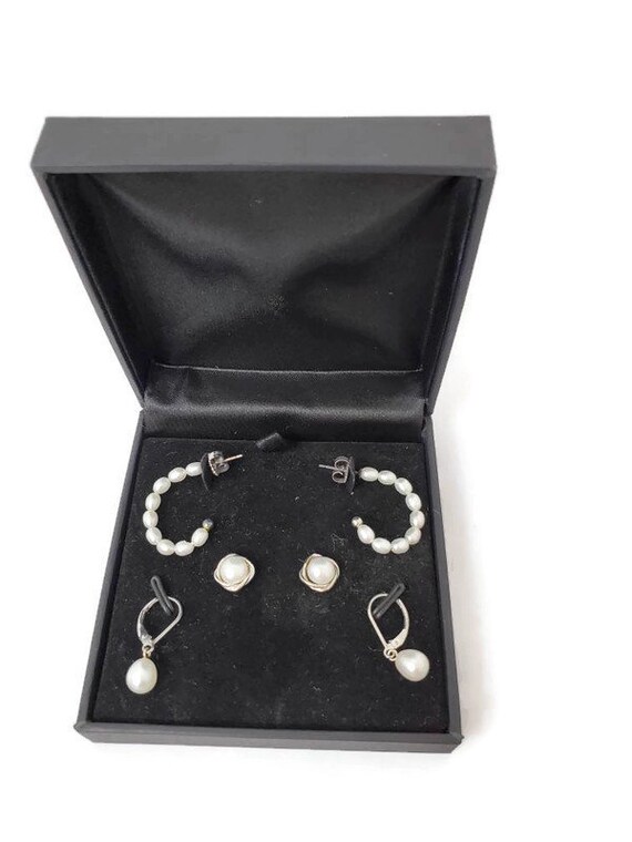 Honora Pearl Earrings Set - Pearl Earrings Dangle