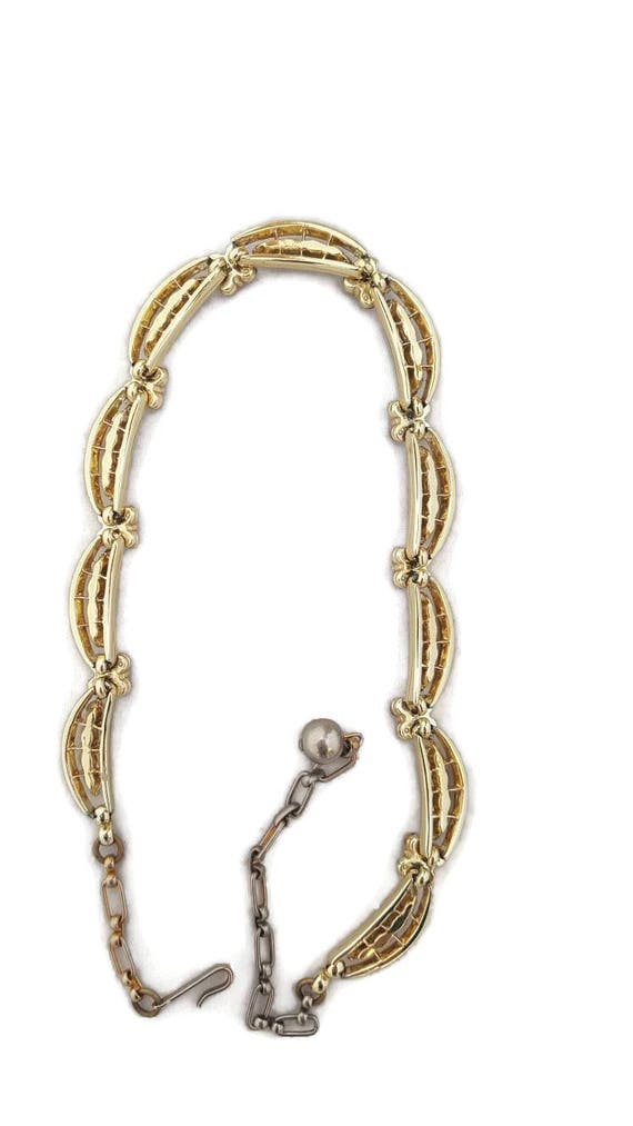 Multi-Row Crystal Choker Necklace - Rhinestone Diamond Row Gold/Silver Chain Sparkly Party Jewelry For Women