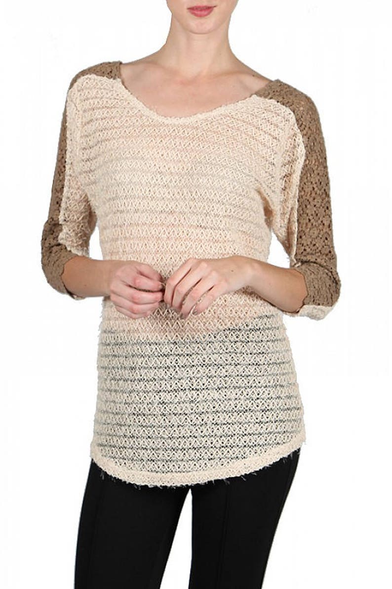 lace sweater
