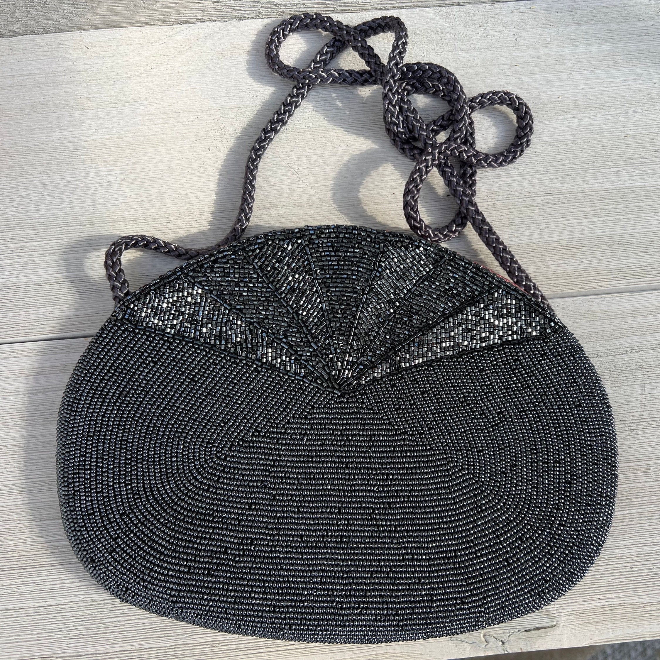 Gunmetal evening deals bag