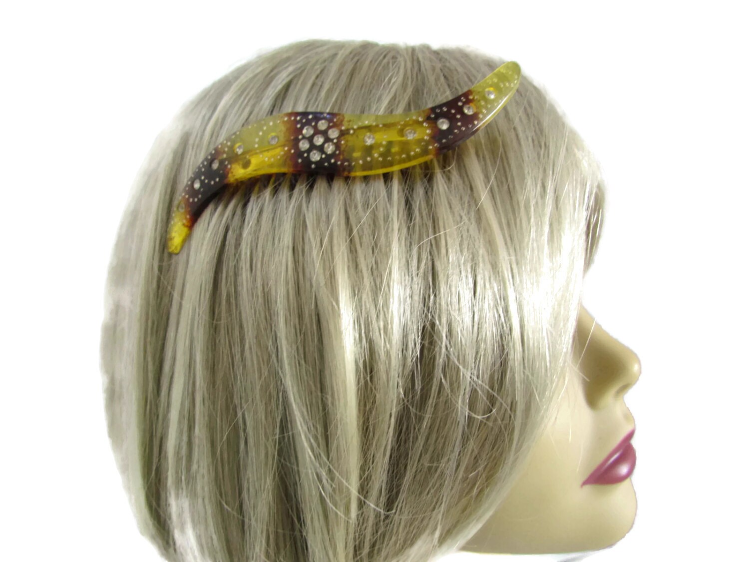 Antique Hair Comb Vintage Rhinestone Hair Comb Hair Accessories