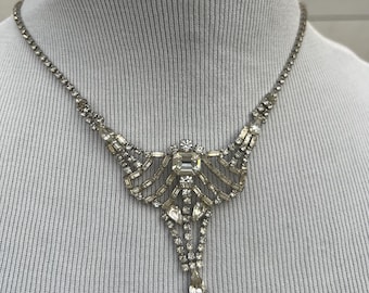 Collana Vtg Gioielli Vintage con Strass, Collana Choker, Gioielli Vintage, Gioielli da Sposa, Regali per Lei