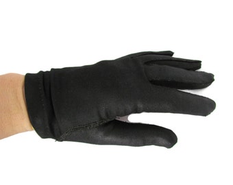 Handschoenen Vintage, Zwarte Nylon Handschoenen, Handschoenen Voor Vrouwen, Korte Handschoenen Rijhandschoenen die Rockabilly uitrekken