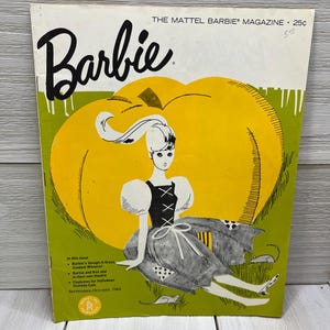 Original The Mattel Barbie Magazine, September to October 1964, Barbie Magazines Vintage, Intact, Illustrations, Vintage Advertising