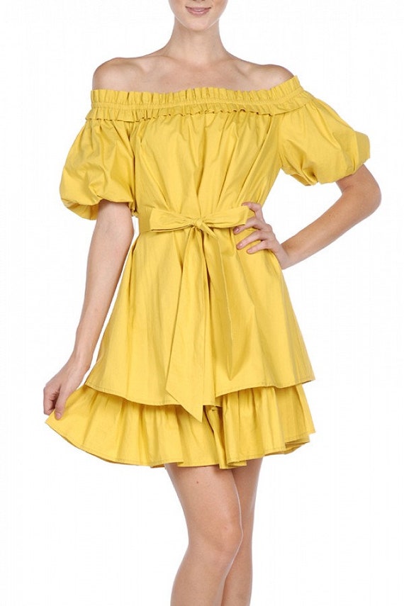 mustard yellow women's clothing