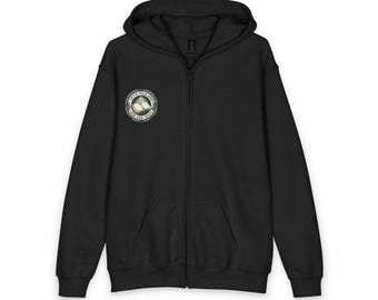 Bluza z kapturem z Psalmem 23 | Bluza z kapturem z zamkiem Dove and Shield Faith