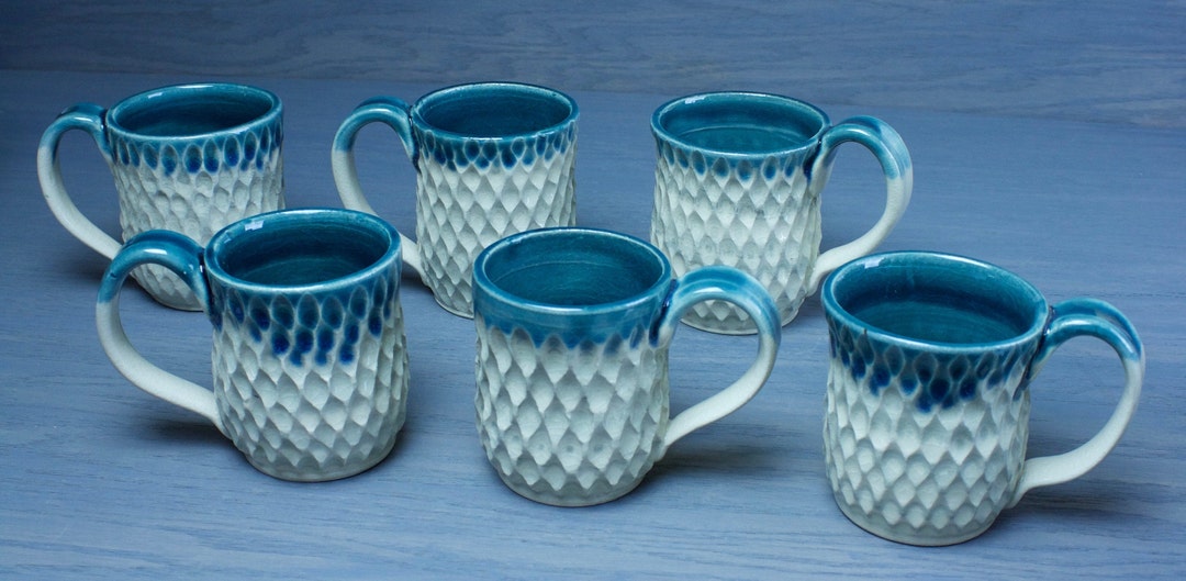Made to Order Carved Coffee Mugs Any Color (can Be Made Into Set) - Etsy