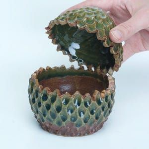 Made to order Dragon Egg Jar( any color or size)