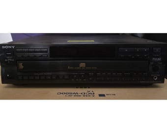 Sony RCD-W500C CD Recorder Super Bit Mapping 5 Disc Changer Open Box