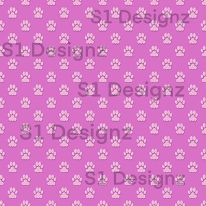 Paw Prints Pattern for Animal Lovers