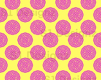 Roze en gele abstract