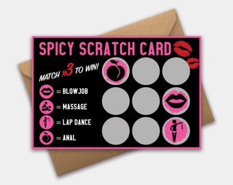 Gift for Him, Gift for Boyfriend, Novelty Scratch Card, Funny Boyfriend Birthday Gift