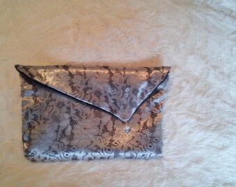 CLOSEOUT SALE/ Silver/ Grey/ Black BRIDAL Clutches Starting at 5 Dollars/ Add Name Personalization