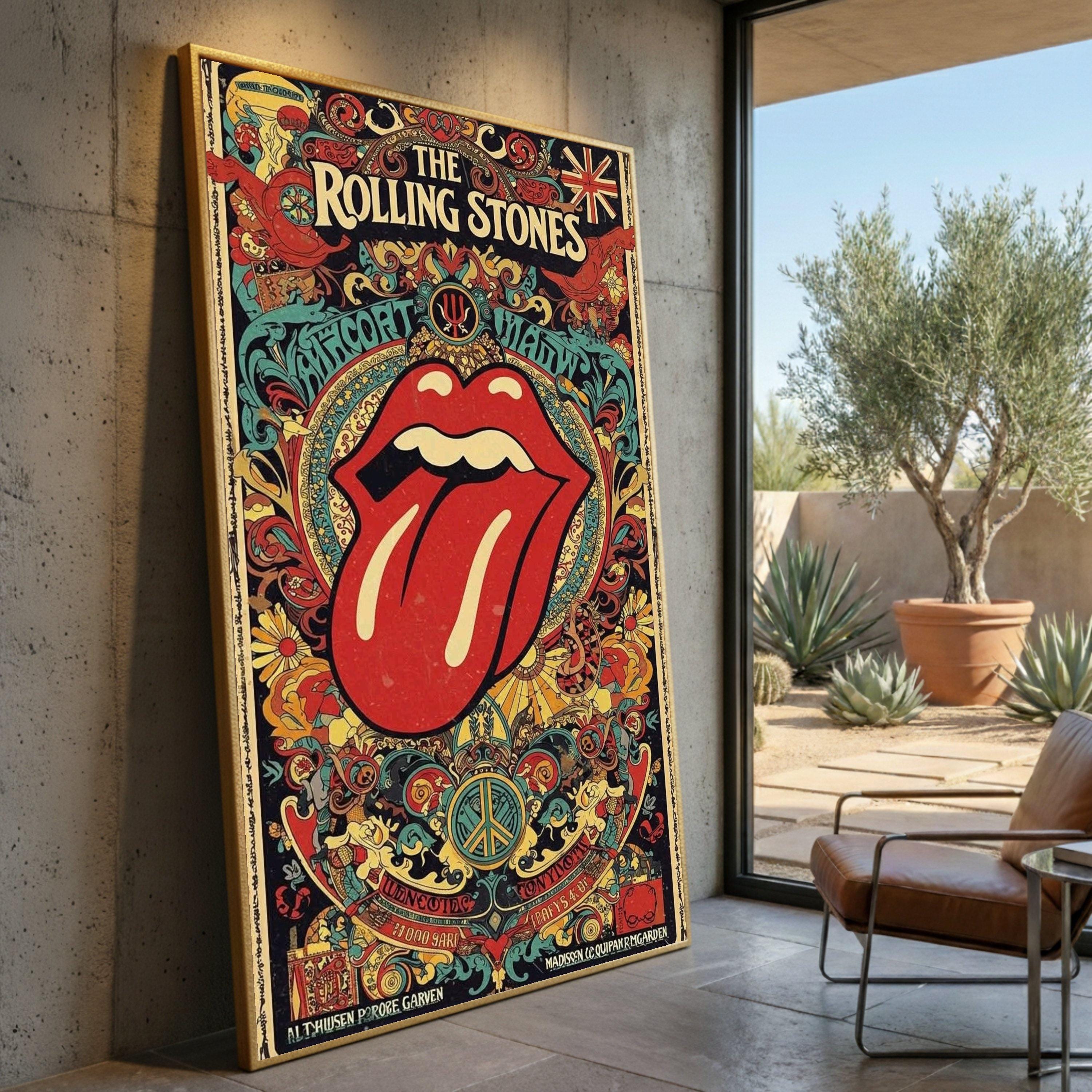The rolling stones tour poster - Etsy 日本
