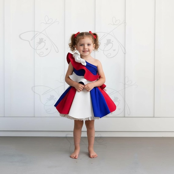 red and blue combination dress Starstruck Sequin Dress