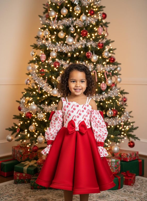 christmas pageant dress Princess Dresses / Pageant Dress For Girls /Birthday Dresses For Girls –  The Dress Kingdom main image 1
