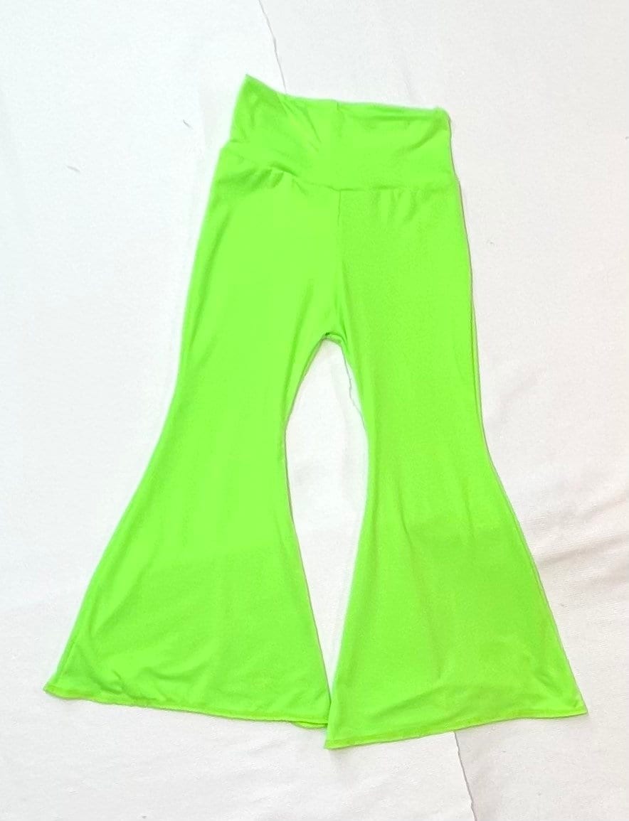 Womens Full Length Skinny Fit High Waisted Neon Contrast Line