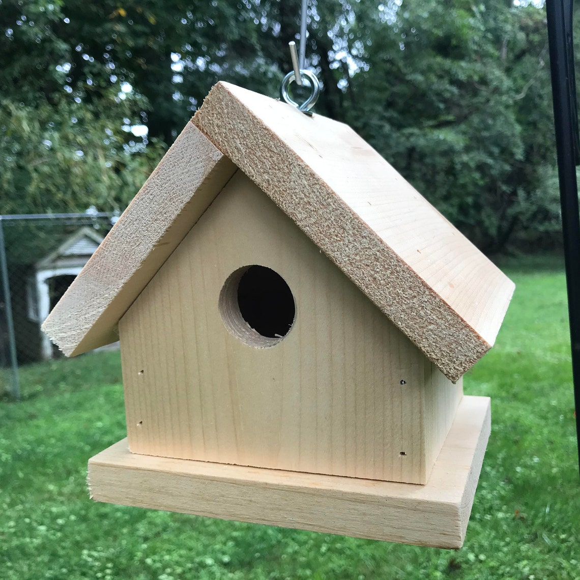 Unfinished Handmade Birdhouse Etsy
