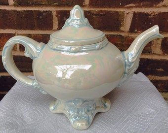 Vintage & Collectible Lustreware Teapot - Signed by the Artist, Pedi