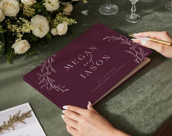 Personalized Wedding Guest Book | Custom Wedding Reception Guestbook | Instant Photo Guest Book | Anniversary Gift | Polaroid Scrapbook