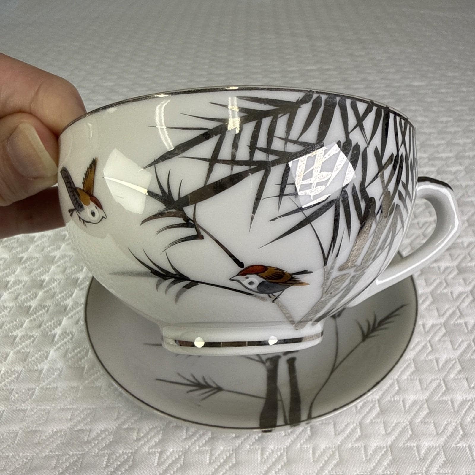 Japanese Antique Tea Set Birds - Etsy