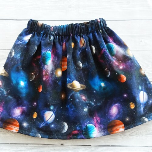 Planets Skirt Outer Space Space Skirt Space Outfit Planet - Etsy
