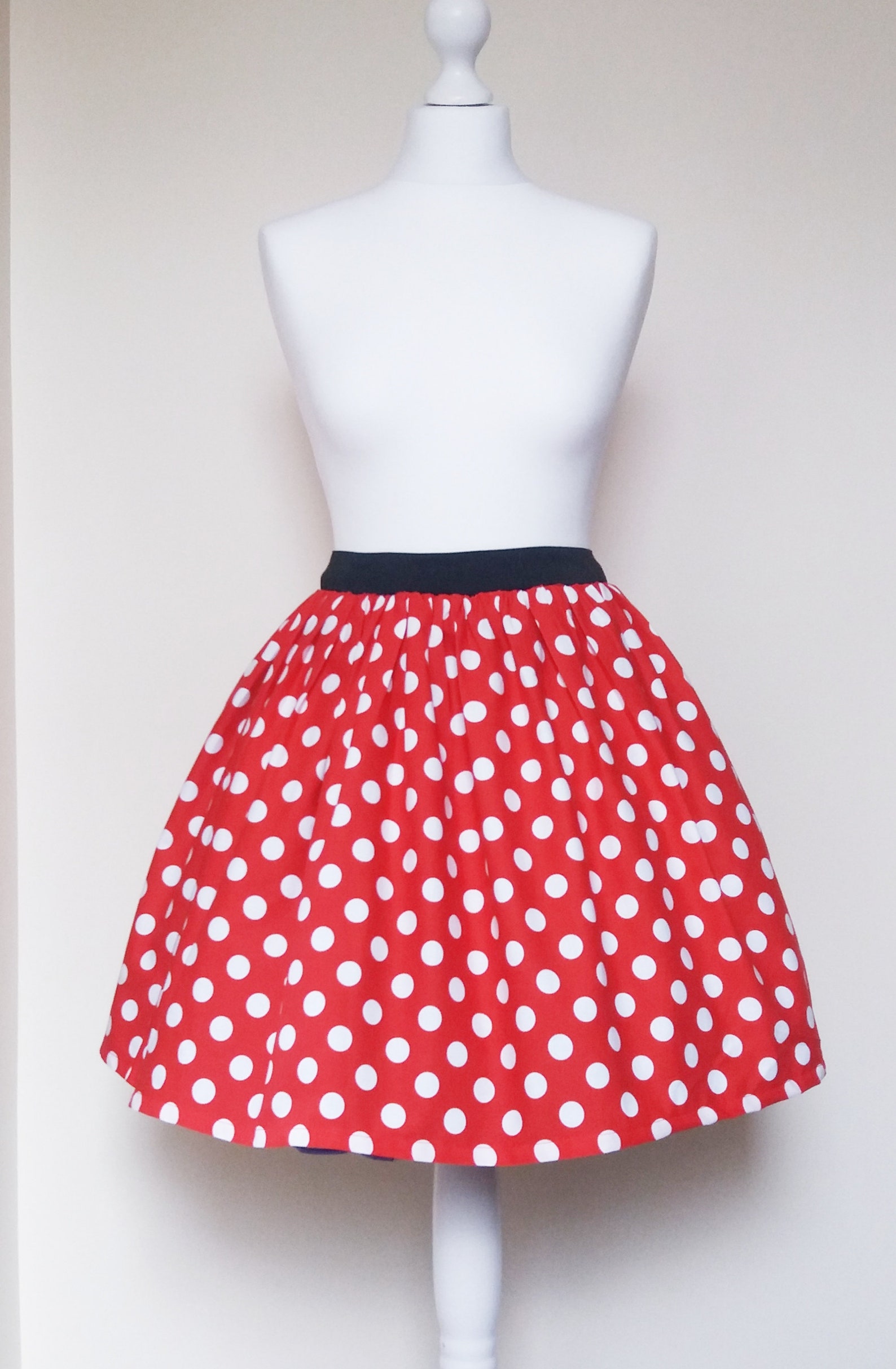 Minnie Mouse Skirt Polka Dot Skirt Woman's Minnie Mouse | Etsy