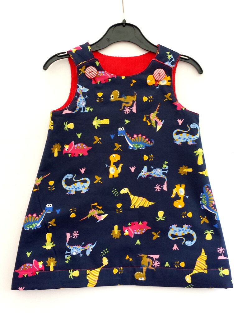 Girl's Dinosaur Dress Dino Dress Dinosaur Clothing Etsy