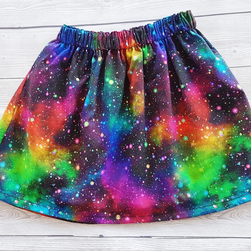 Abstract Galaxy Space Women's Skirt main image 1