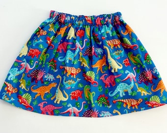 Dinosaur Skirt, Girls Skirt, Girl Dinosaur, Girls Party Skirt, Dinosaur Clothing, Dinosaur Outfit, T rex, Summer Skirt, Birthday Outfit