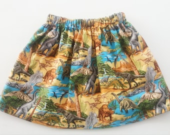 Dinosaur Skirt, Girls Skirt, Girl Dinosaur, Girls Party Skirt, Dinosaur Clothing, Dinosaur Outfit, T rex, Summer Skirt, Birthday Outfit