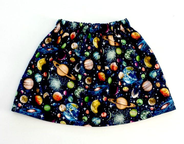 Planets Skirt Outer Space Space Skirt Space Outfit Planet - Etsy UK