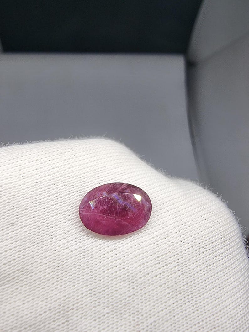 Natural Ruby Gemstone | Deep Red Precious Stone for Jewelry (2.90ct) - Etsy
