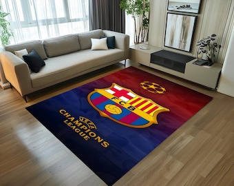 Teppich Barcelona, Jugendzimmerteppich, Fußball, Teppich, Champs League, Fußball Thema