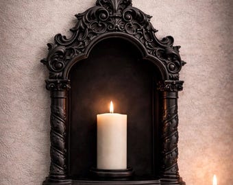 Gothic Baroque Wall Altar Arched Sconce