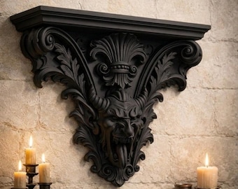 Baroque Demon Wall Shelf – Gothic Decor