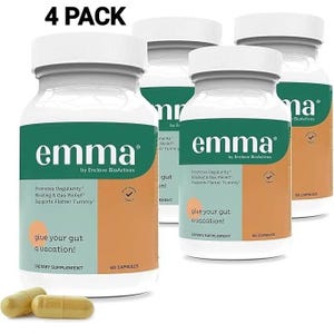 4 PAK Emma Gut Health Doctors Endorsed Supplement 60 capsules - Verlichting van gas
