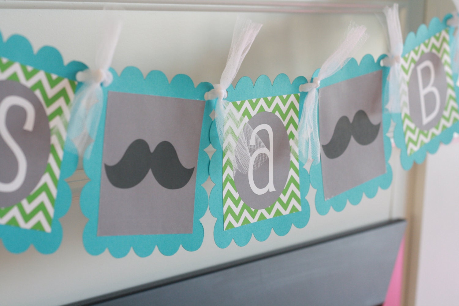 Mustache Bash Baby Shower or Birthday Chevron Little Etsy