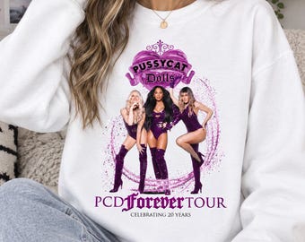 Camiseta de la gira Forever de Pussycat Dolls, camiseta de fan del concierto de 2026 (algodón)