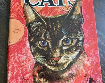 Vintage Walter Foster How to Draw Cats #13 Art Instruction Drawing Book