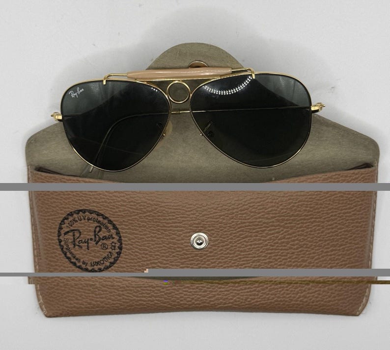 Gafas de sol Ray-Ban RB3138 Shooter de transición, raras - Montura italiana - Lentes B&L - IMPECABLES imagen 18
