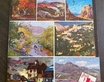 Vintage 1965 Walter Foster Oil Painting Book No 4 New Edition Art Instruction