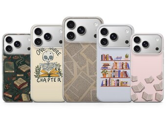 For Book Lovers phone case Aesthetic Cute Reading for iPhone 17 Air 16e Pro Max 15 14 13  Samsung A57 A37 S26 Ultra S25 FE  Google Pixel 10A