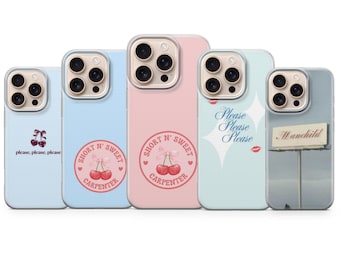 Sabrina Carpenter phone case Singer Pop Manchild for iPhone 17 Air 16e Pro Max 15 14 13 Samsung A57 A37 S26 Ultra S25 FE  Google Pixel 10A 9