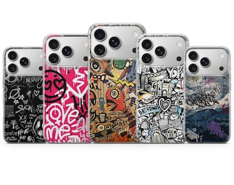 Graffiti Urban phone case Street Art for iPhone 17 Air 16e Pro Max 15 14 13 | Samsung A57 A37 S26 Ultra S25 FE | Google Pixel 10A